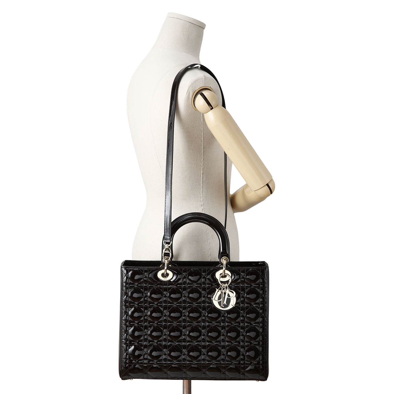 CHRISTIAN DIOR(USED)크리스찬디올 레이디디올 라지 토트백